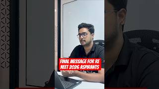 One last message by ajay sir for re neet 2026 aspirants #shorts #vedantutelugu