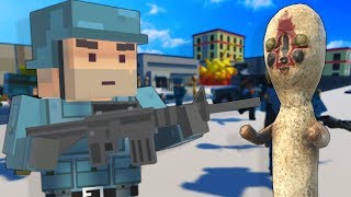 SCP-173 Clone Army Breaks Out of SCP Facility! - Tiny Town VR Gameplay - Valve Index VR Game