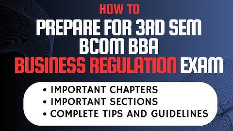 Calicut University 3rd Sem Bcom BBA BR Complete Tips and Guidelines| Must Watch|