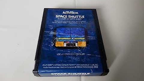 SPACE SHUTTLE: A JOURNEY INTO SPACE Atari 2600 Game Program Cartridge PAL Region Version 29.01.20