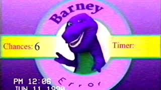 Rare Footage of Early Barney Error (1990) (Barney Error 13)