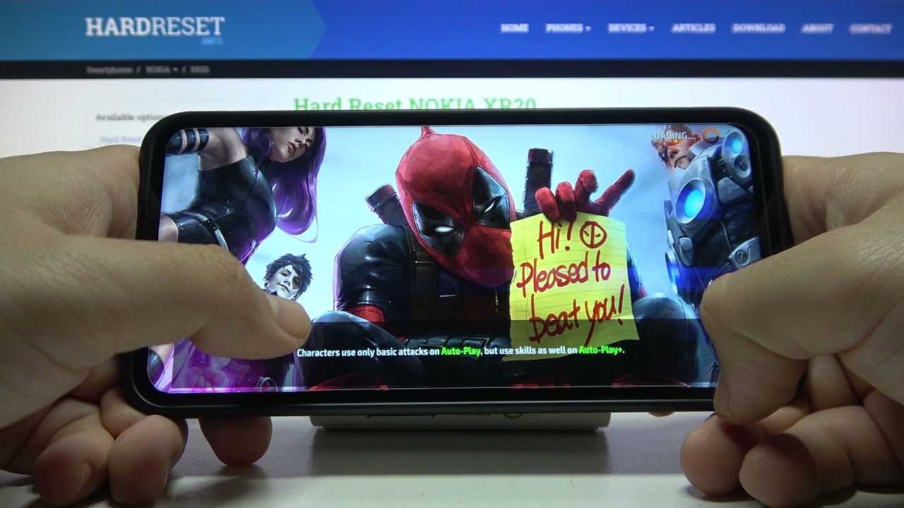 Игровой тест Nokia XR20 в Marvel Future Fight / Проверяем мощность Nokia XR 20 в игре Marvel Future