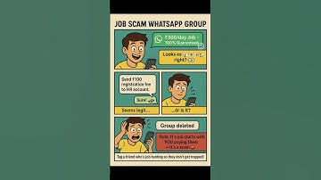Scam groups on WhatsApp are everywhereRule: A real job pays YOU,