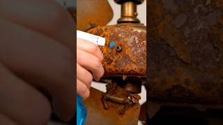 I tried to remove the rust from the fan and clip #asmr #satisfying #rustremoval