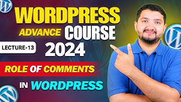 How to Approve, Edit, or Delete Comments in WordPress Post - Wordpress Course 2024 - Lecture # 13