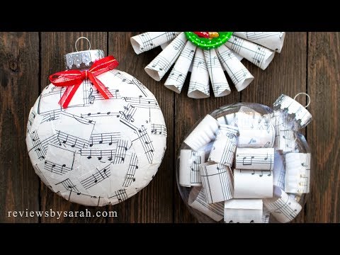 how-to-make-sheet-music-ornaments-for-christmas---good-for-musicians