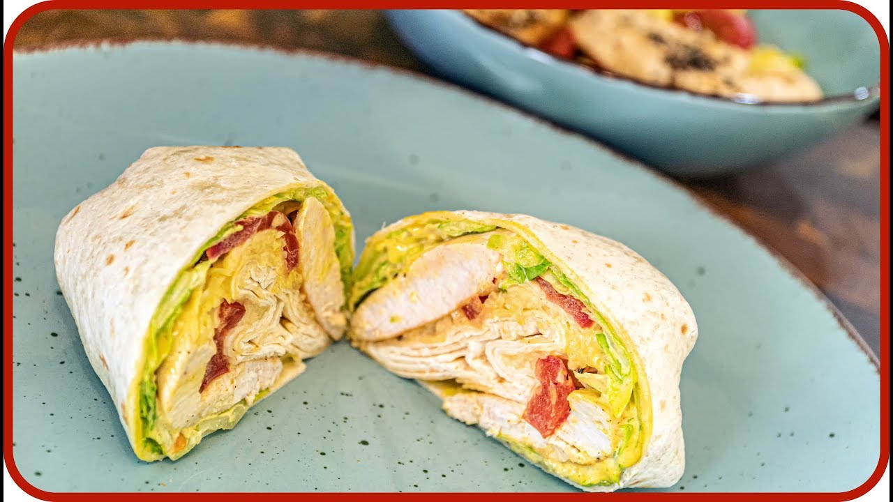 Wraps selber machen / Chicken-Curry -Style - YouTube