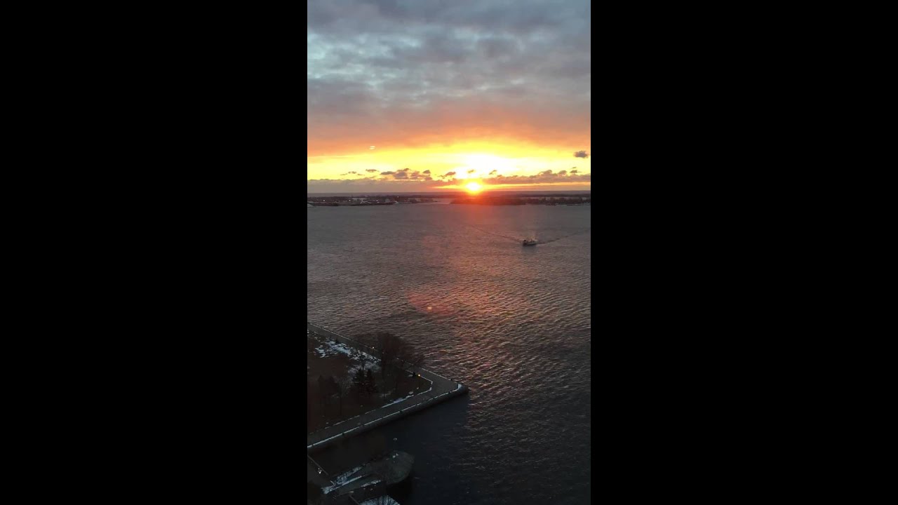 Toronto Ontario, Canada Sunrise Timelapse