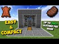(1.16+) EASIEST WAY TO GET LEATHER IN MINECRAFT!!! - Auto Cow Farm