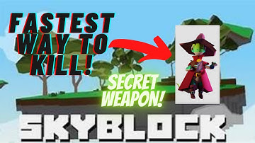 2 FASTEST WAY TO GET THE *SECRET WEAPON* IN SKYBLOCK (ISLANDS) *UNPATCHED*