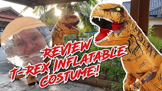 Yeay! Akhirnya Dapat Pakai T-REX INFLATABLE COSTUME!!! | SHOPEE REVIEW | DISC CODE IN THE VIDEO  ❤❤❤