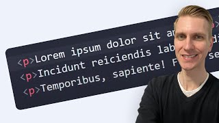 Add Lorem Ipsum Text in HTML in VS Code
