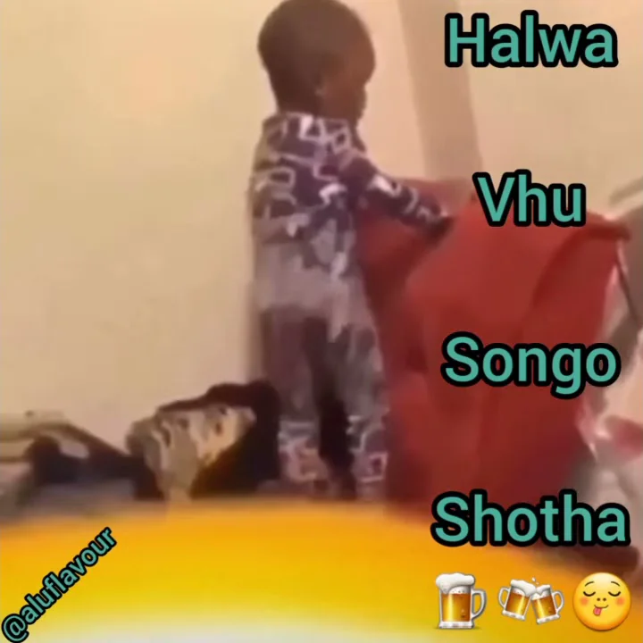 The boy is shaking it... Halwa vhu songo Shotha by Master KG ft Makhadzi & Lebb Simons