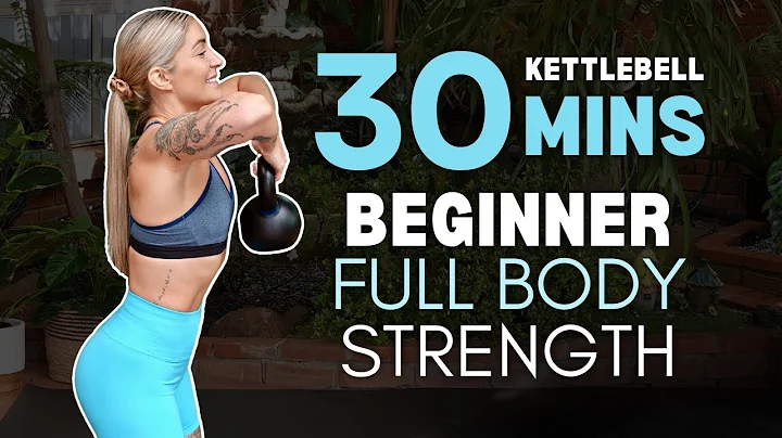 30 Min BEGINNER FULL BODY Kettlebell (Vocal Instructions) // NO REPEAT // LOW IMPACT