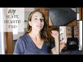 How We Built our Slate Hearth Pad + a Peek at our new Wood Stove!