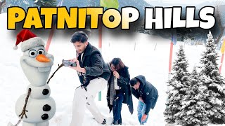 Patnitop Snowfall Update 🥶|| Patnitop In Winters 😰| Patnitop Weather Update | Patnitop With Family 😍