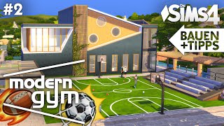 Grundriss bauen ⚽️ Die Sims 4 Build MODERN GYM 2 mit Tipps & Tricks, ohne CC