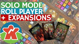 All By MyShelf  Roll Player Solo Playthrough (+ Expansions)  The Broken Meeple