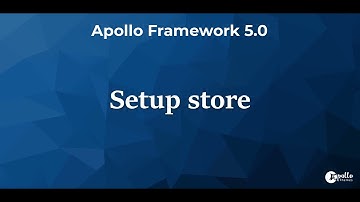 Setup store - Apollo Framework 5.0