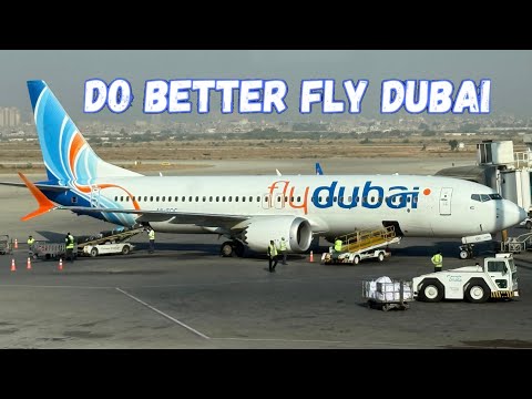 BORING FLY DUBAI KARACHI TO DUBAI TRIP REPORT FZ334 B737 MAX 8 A6-FQC