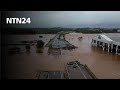 Asciende a 56 el número de muertos por inundaciones en el sur de Brasil