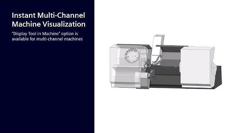 Machine Powered Programming in NX CAM - Instant Multi-Channel Machine Visualization
