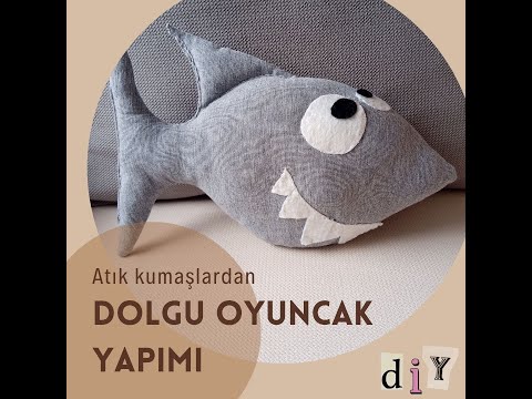 #dolguoyuncak #diy Dolgu Köpek Balığı Oyuncak Yapımı