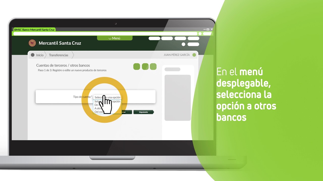 Cómo realizar transferencias a otros Bancos desde Banca por