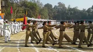 March past during annual function at st joseph's convent h s school
sambalpur.