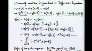 Lecture-21 LTI Systems Described By Difference Equation