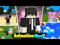 😍TOP 5 Animation MODS for MCPE 1.21.100+/Bedrock [DON'T MISS]