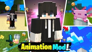 😍TOP 5 Animation MODS for MCPE 1.21.100+/Bedrock [DON'T MISS]