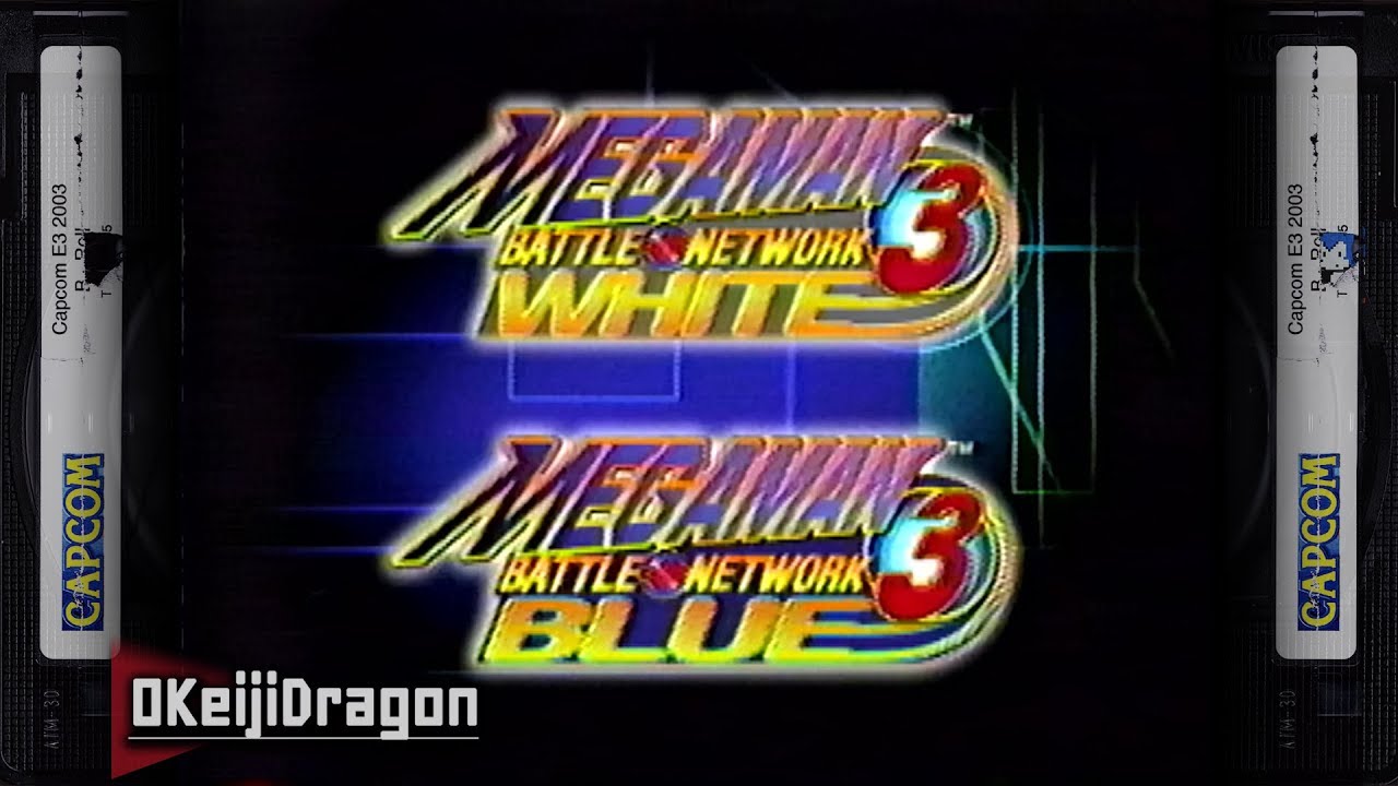 Mega Man Battle Network 3 (B/W) E3 2003 Trailer | Capcom E3 2003 B-Roll [VHS / 2003]