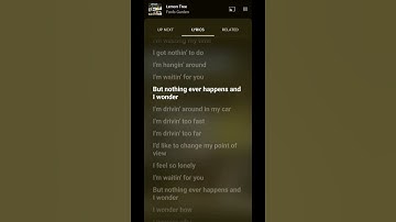 Thumbnail of Lemon Tree - Fools Garden | Lyrics On Screen #lyrics #music #song #songs