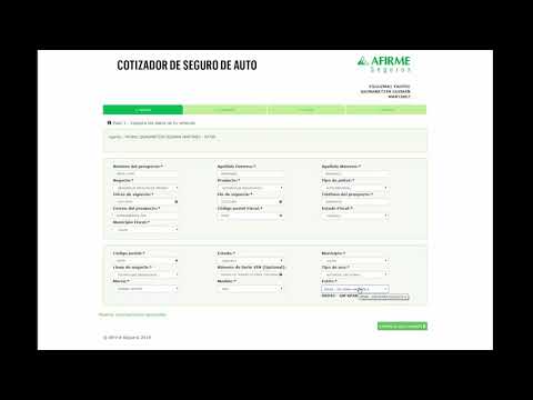 Tutorial Portal AFIRME automóvil particular