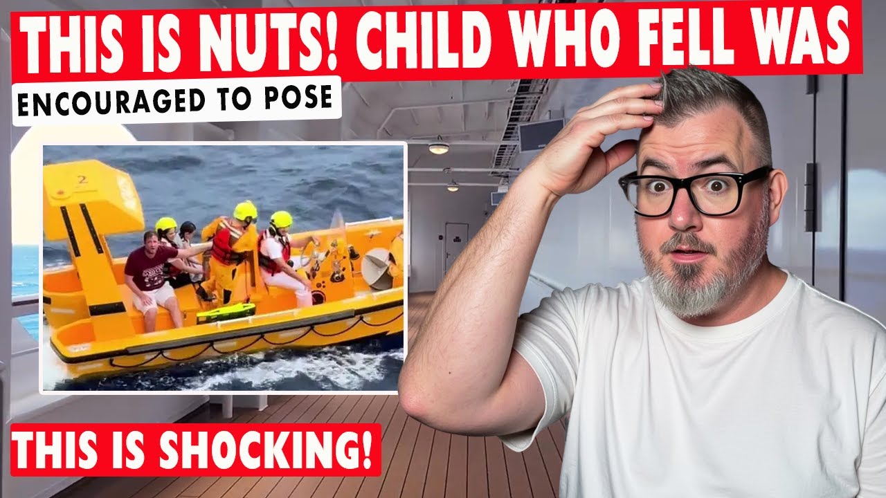 Ребенка, выпавшего из корабля, подбадривали