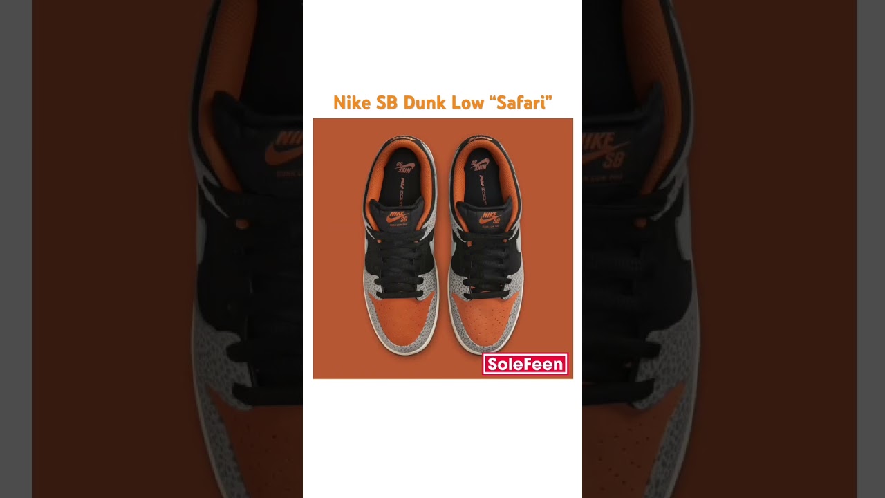 Nike SB Dunk Low “Safari”