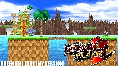 SSF2 Mod: Green Hill Zone Clone (My version) (over Original)