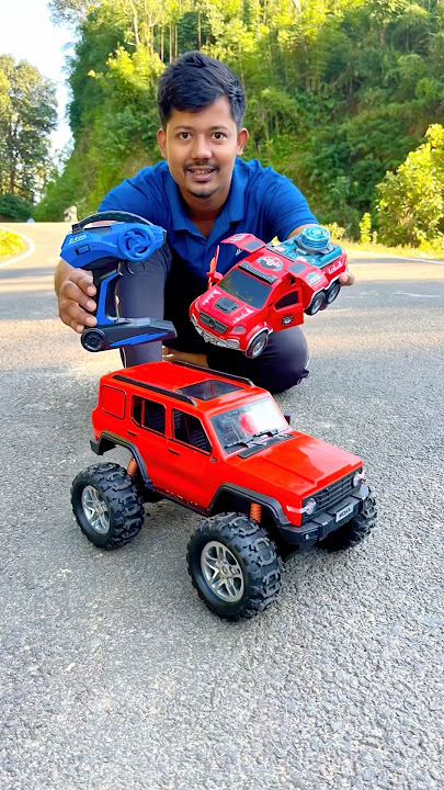 Moving Car Vs RC  offroading Jeep Unboxing😍