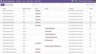 Access Management System - Import & Export Access Rules as JSON Odoo