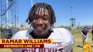 ASU DL Ramar Williams on being a Sun Devil and first college camp