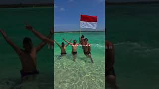 HUT RI yg ke 78Thn @Pulau Waha Pantai Pasir Timbul Maluku Tenggara