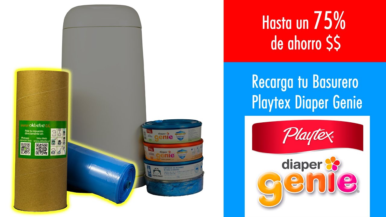 Ahorra hasta un 75 con recargas Playtex Diaper Genie YouTube
