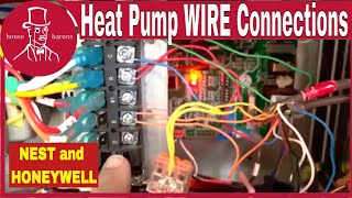 MrCool Universal Heat Pump Wiring Connection without heat strip : Nest or Honeywell to heat pump