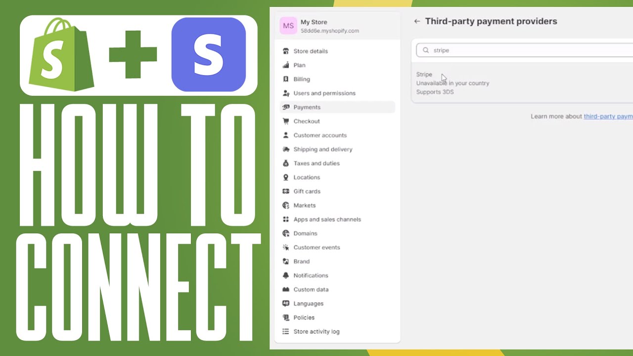 How To Connect Stripe To Shopify In 2026 | Shopify Payments Setup ...