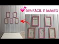 DIY: QUADROS DE PAPEL CARTÃO - FÁCIL E BARATO!!!