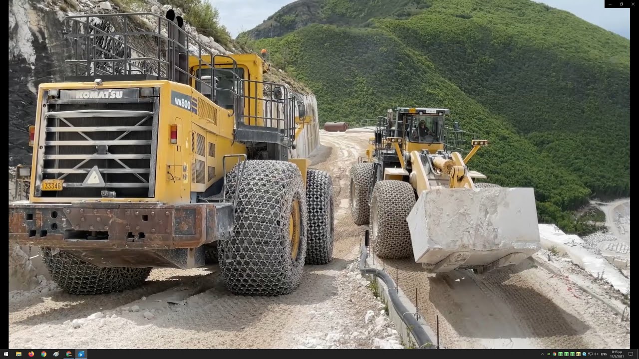 One Working Day At Birros Marble Quarry - YouTube