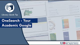 OneSearch Your Academic Google
