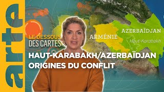 Haut Karabakh - Azerbaïdjan : origines du conflit  | Temps forts 2023 | Le dessous des cartes | ARTE Resimi