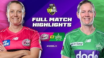 Sydney Sixers v Melbourne Stars Match Highlights | #WBBL|11